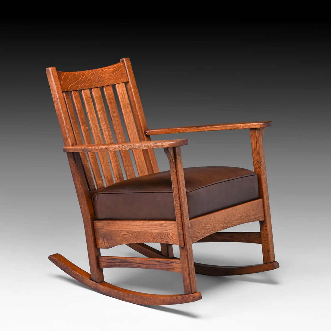 Lifetime Puritan Oak Rocker c1912: Lifetime Puritan Oak Rocker c1912. Signed with remnant of paper label. Excellent original finish. 33.75"h x 26.5"w x 30.5"d FREE NATIONWIDE SHIPPING Free Nationwide Shipping within the lower 48 states