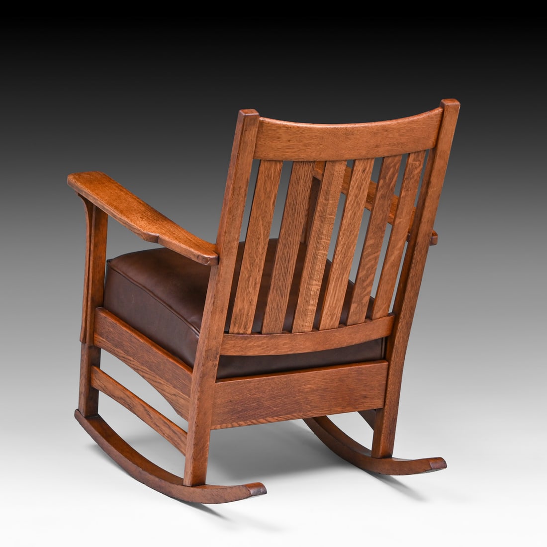 Lifetime Puritan Oak Rocker c1912 - 3