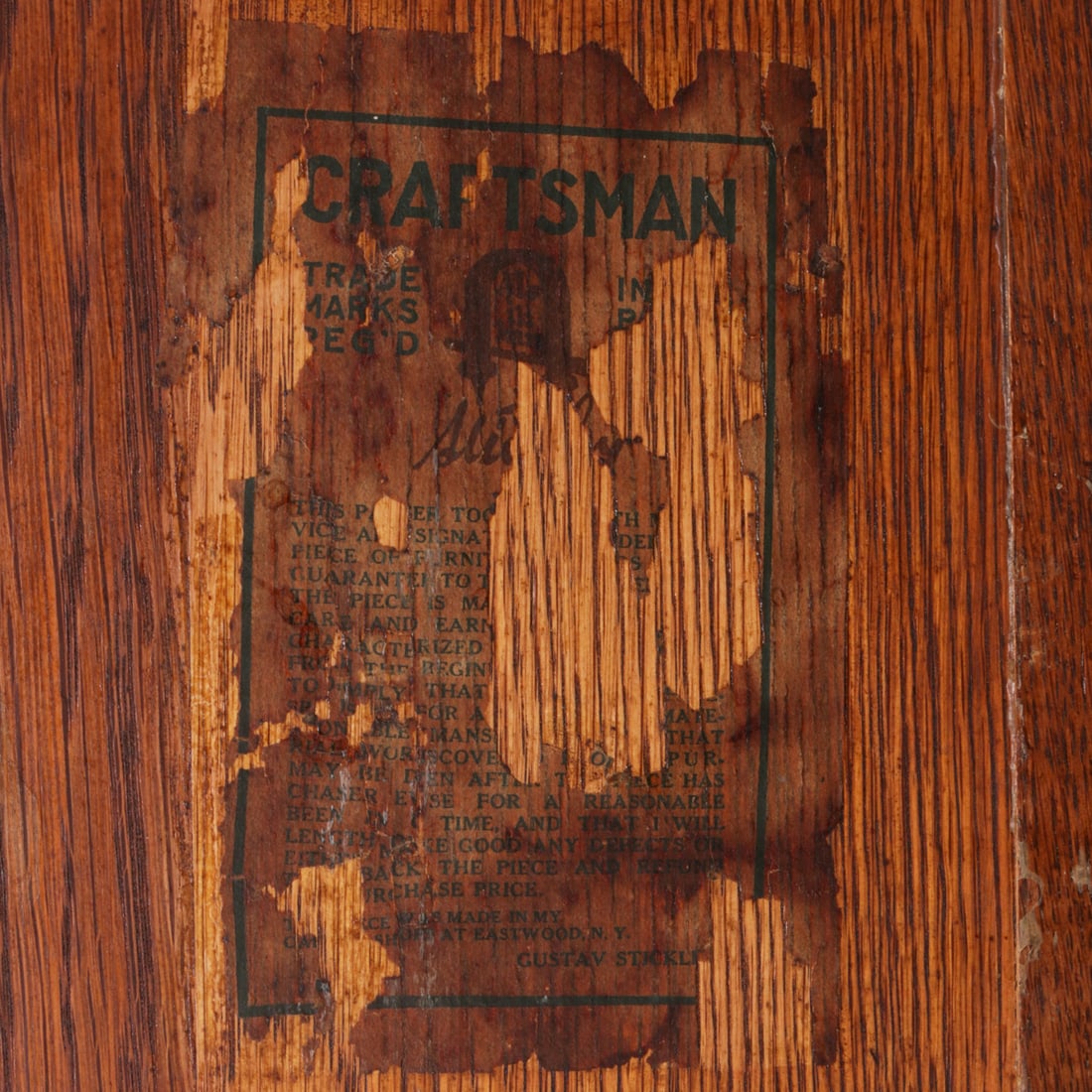 Gustav Stickley #622 Rectangular 72" Dining Table c1912-1915 - 6