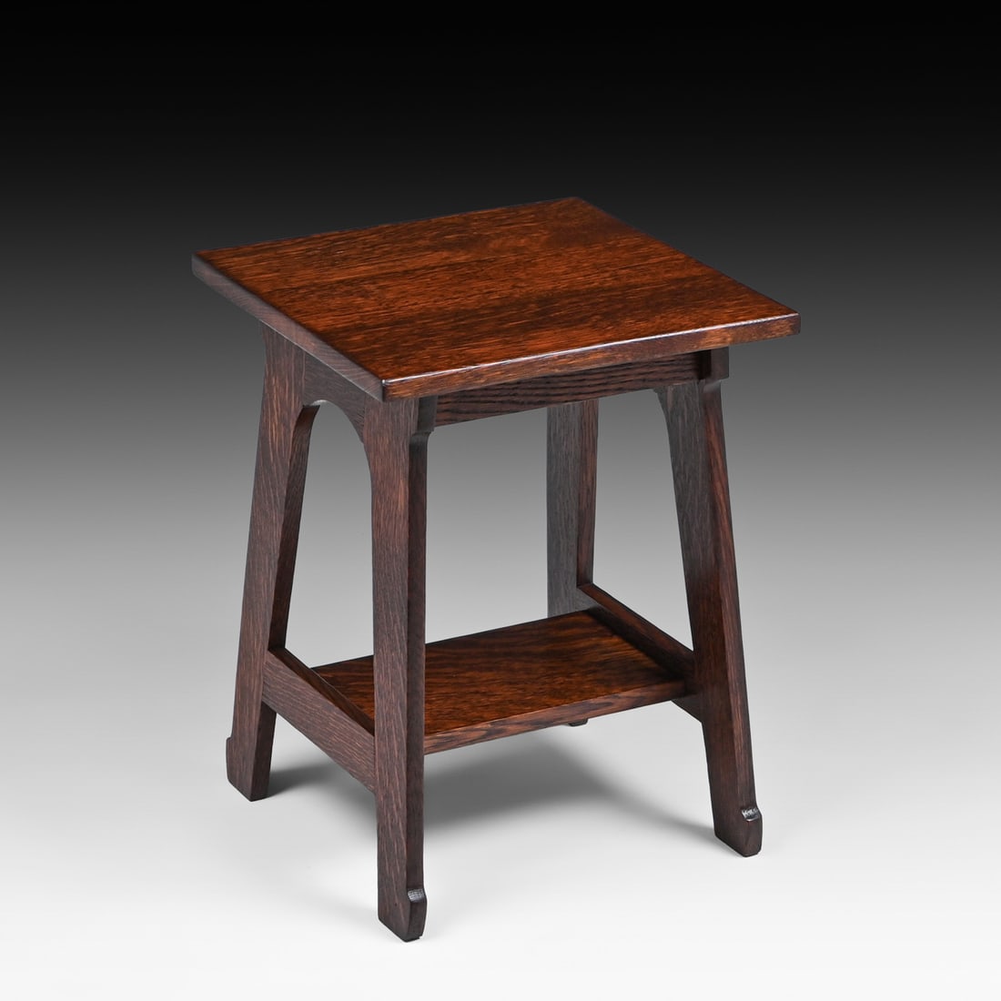 Stickley Brothers Square Oak Taboret c1910 (1 of 5)
