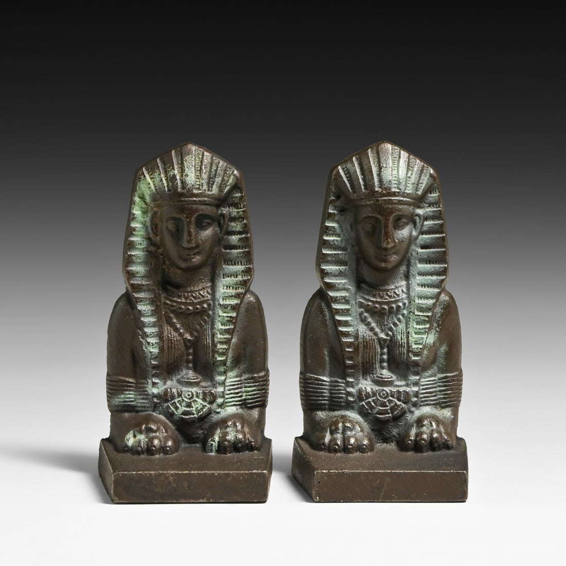 Bradley & Hubbard Egyptian Revival Bookends c1920s (1 of 8)