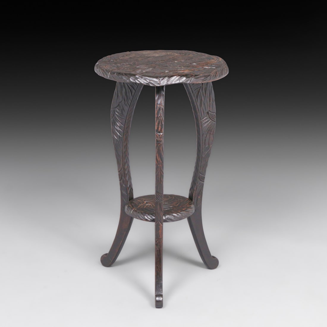 Liberty & Co – London Hand-Carved Japonisme Table c1905: Liberty & Co – London Hand-Carved Japonisme Table c1905. Made by Japanese fisherman and assembled and sold by Liberty in their London “Japonisme” Gallery. Unsigned. Excellent original