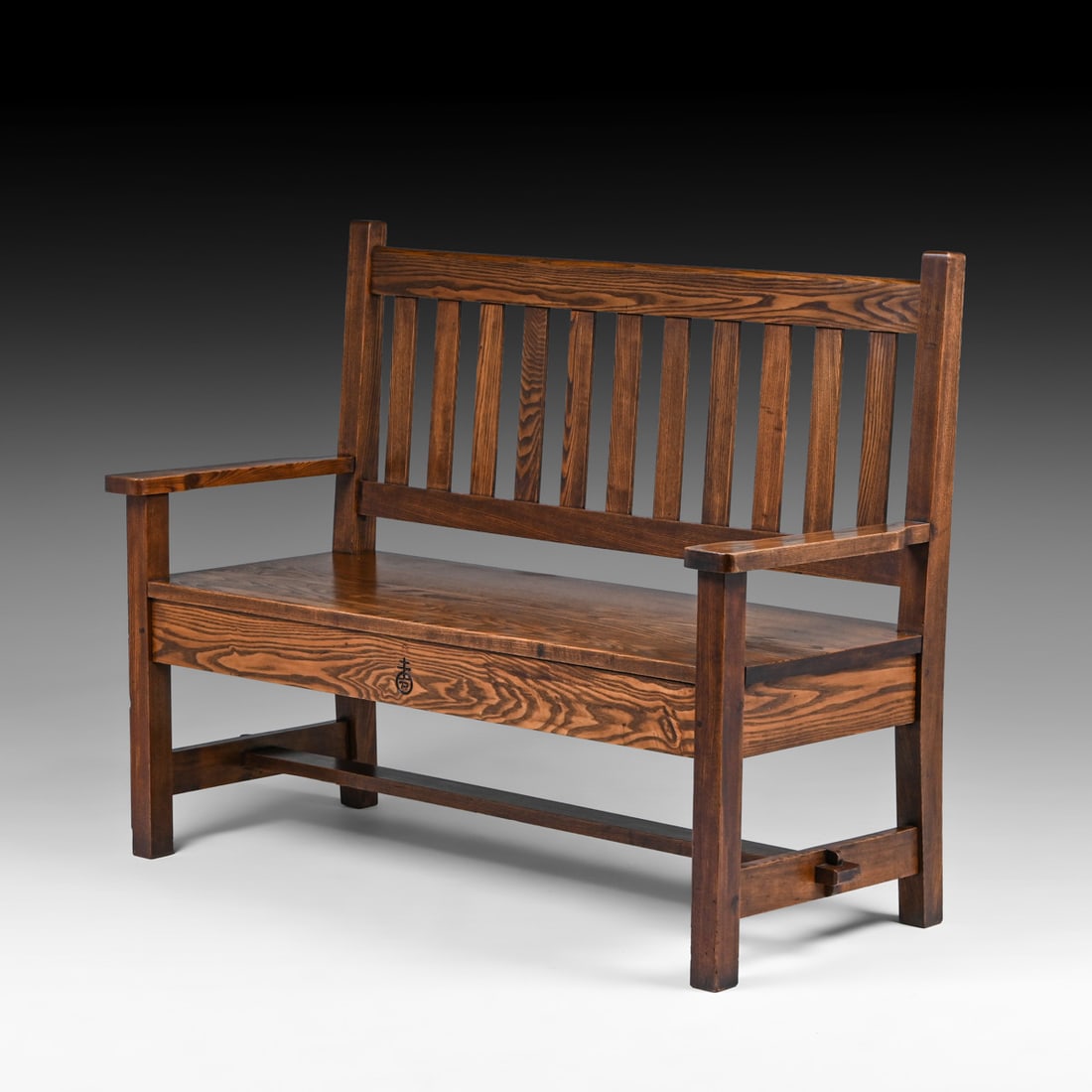 Roycroft #093 Chestnut Bench c1905 - 2