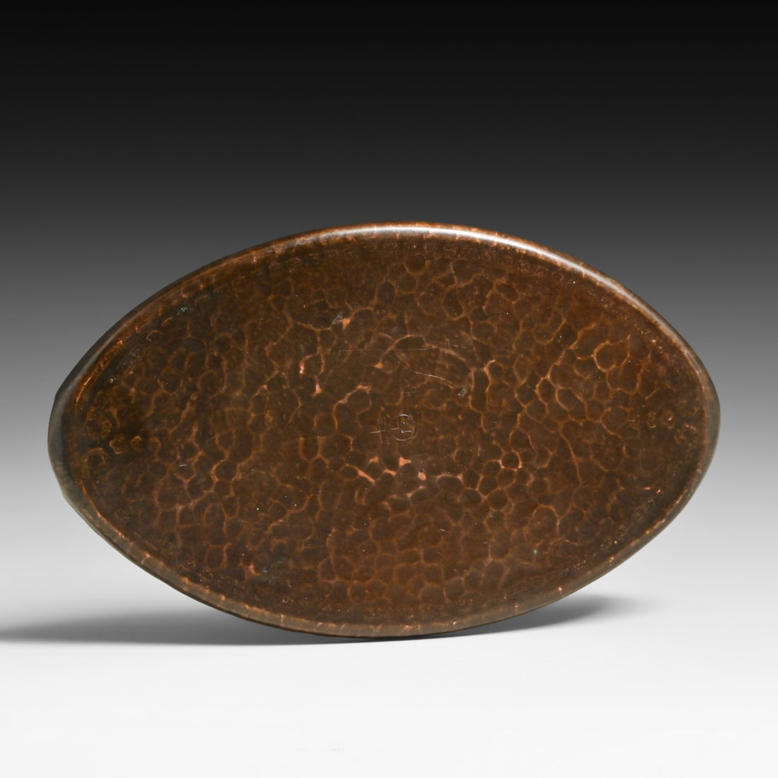 Roycroft Hammered Copper Oval Tray c1915 - 3