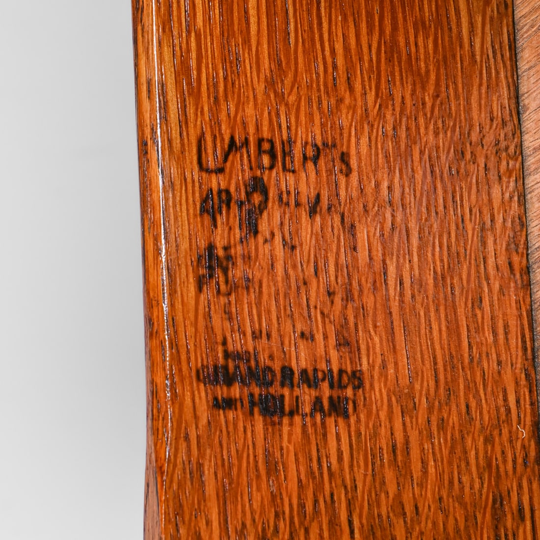 Limbert Two-Drawer Long Corbels Library Table c1910 - 6