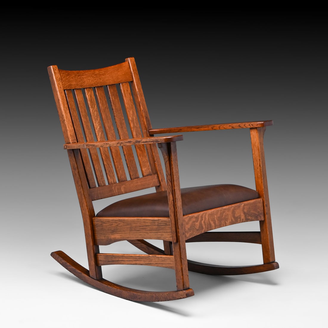 Lifetime Puritan #126 Oak Rocker c1912 (1 of 4)