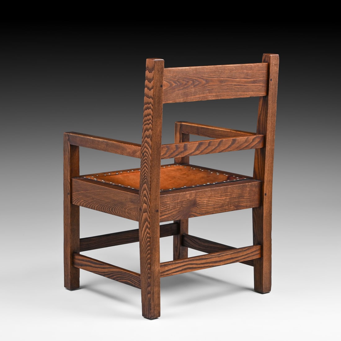 Roycroft Chestnut Armchair c1905 - 3