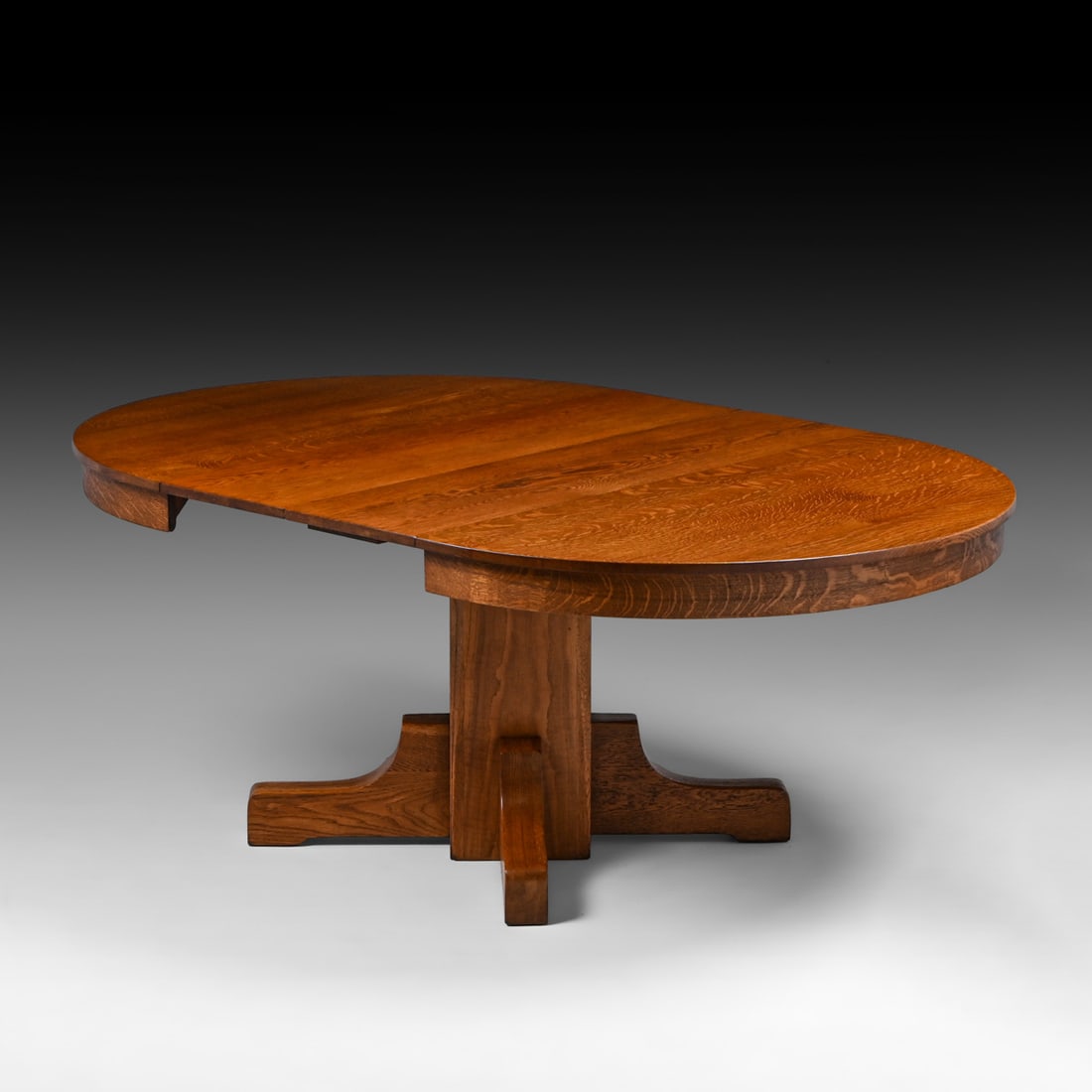 Stickley Brothers 48"d Oak Dining Table c1910 - 3