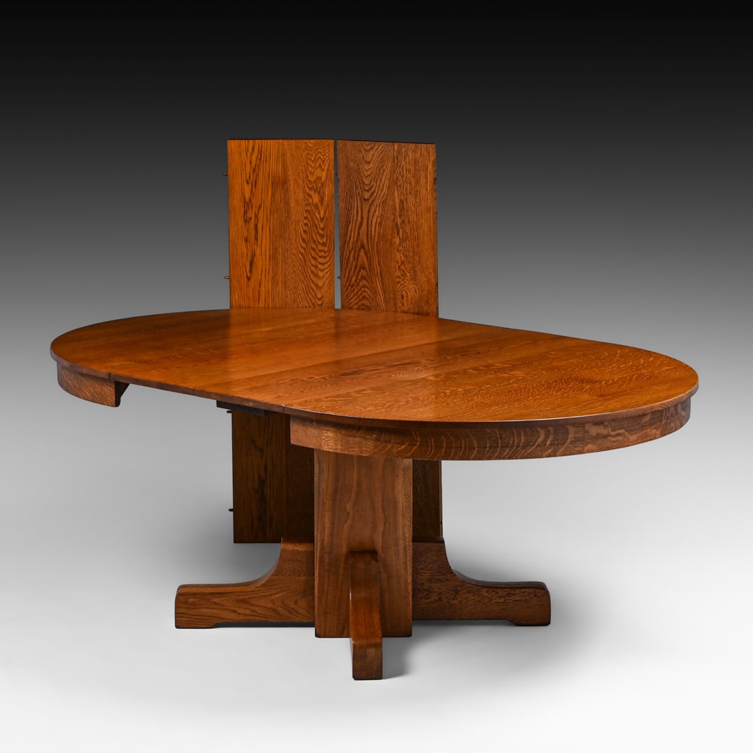 Stickley Brothers 48"d Oak Dining Table c1910 - 4