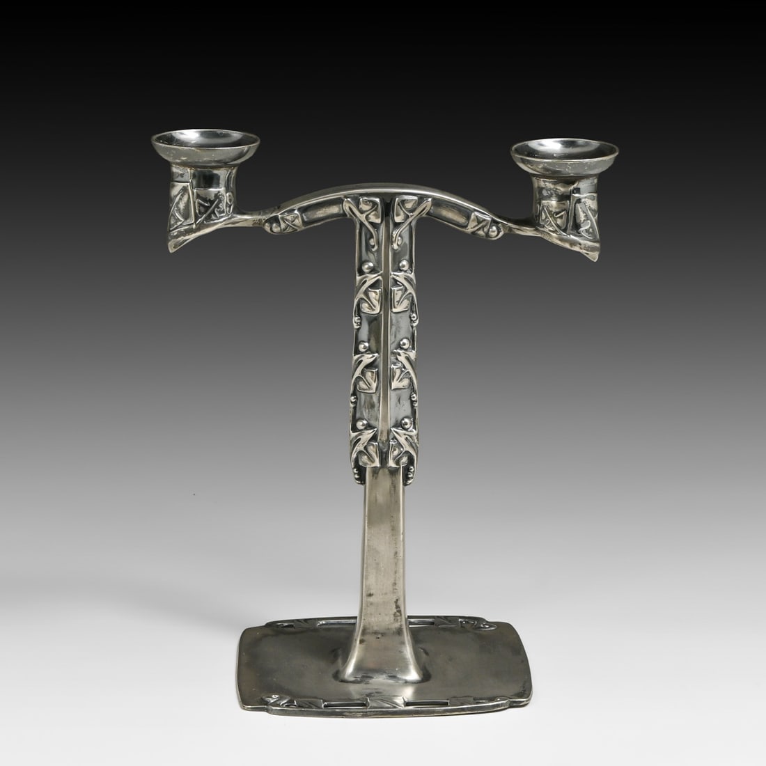 Jennings Brothers Tudric Style Silver Plate Candelabra c1920s (1 of 8)