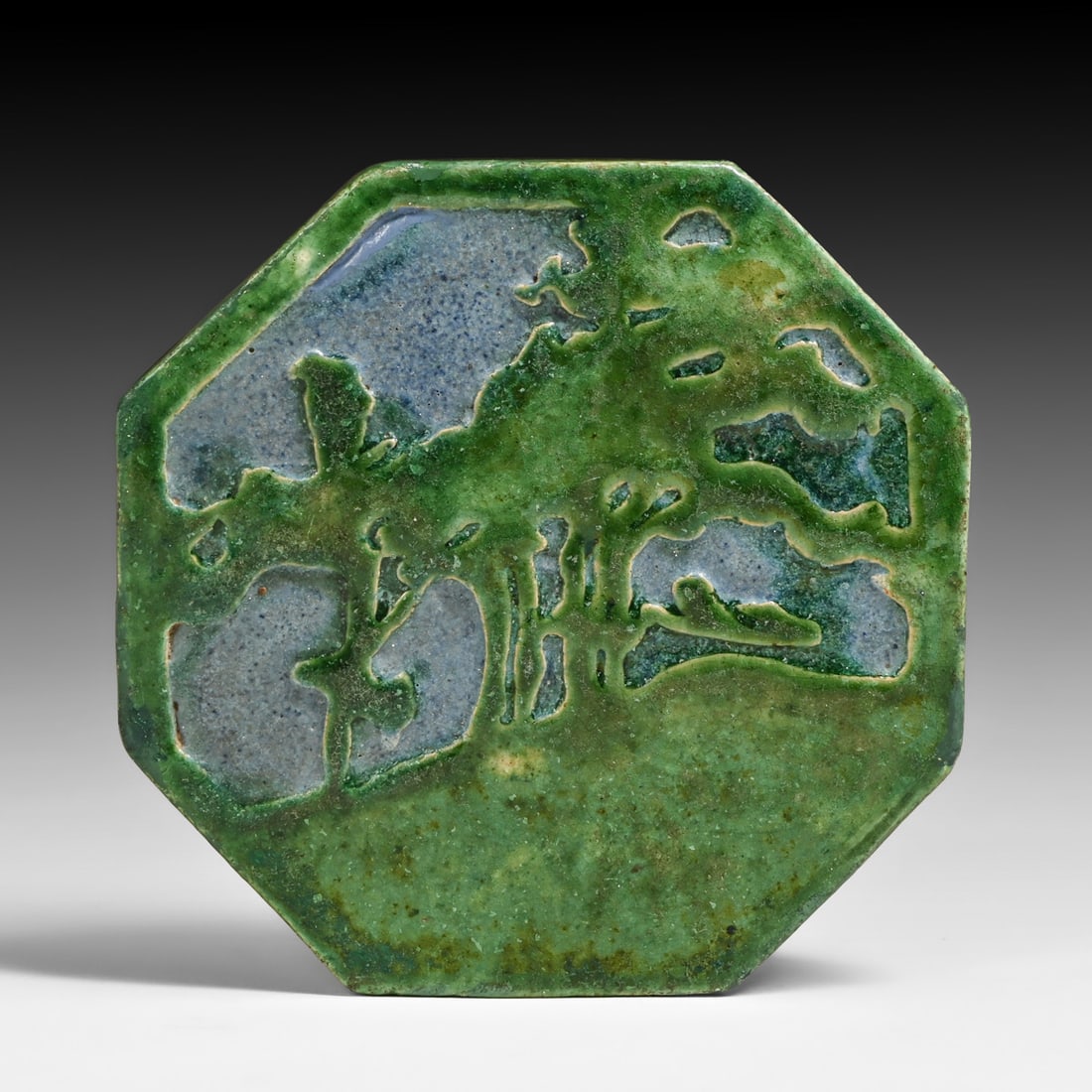 Northern Cailfornia Arts & Crafts Oak Tree Art Pottery Tile 1911 (1 of 5)