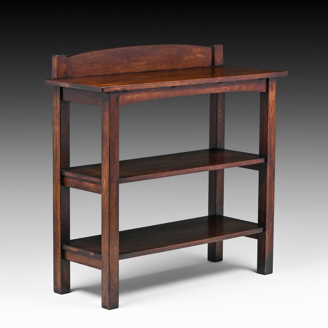 L&JG Stickley Oak Open Server c1908-1912 (1 of 4)