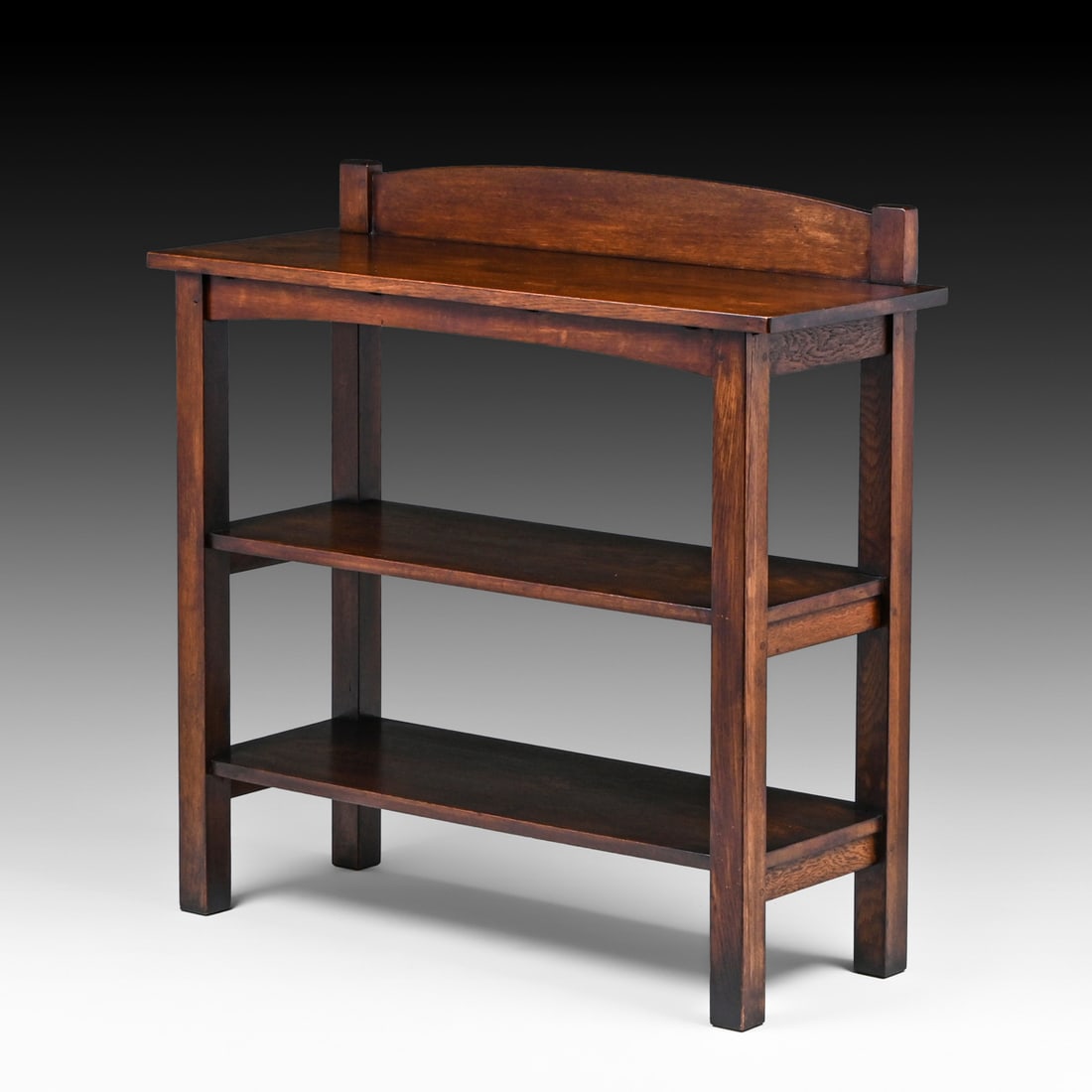 L&JG Stickley Oak Open Server c1908-1912 - 2