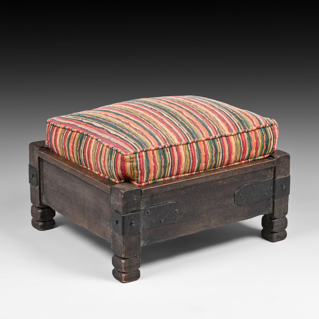 Early Monterey Furniture Co - Los Angeles Ottoman c1930s