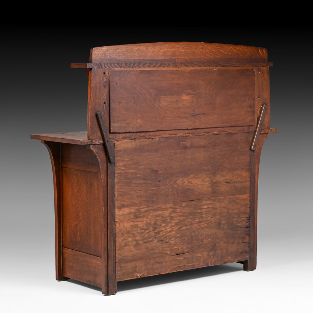 Limbert #1443 Six-Drawer Long Corbel Sideboard c1910 - 3