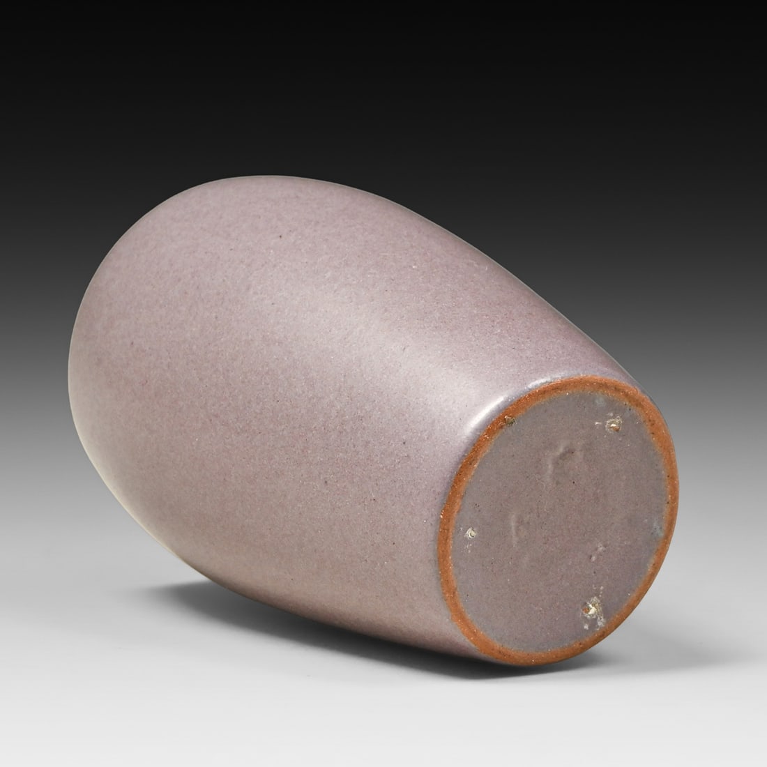 Marblehead Pottery Matte Lavendar Vase c1910 - 3