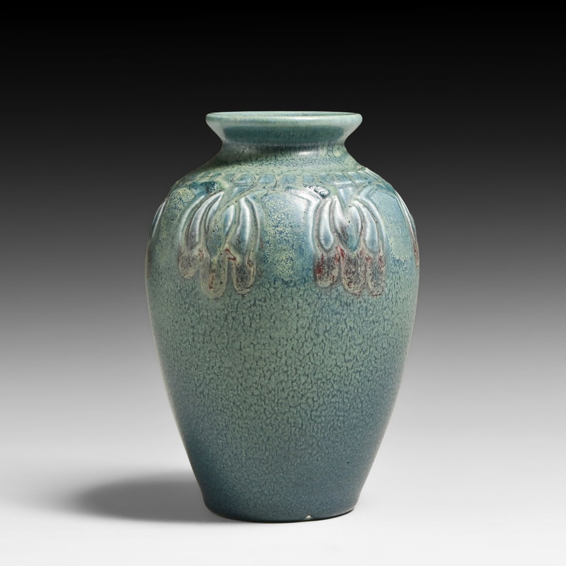 Rookwood Pottery Charles S. Todd Carved & Decorated Vase 1917: Rookwood Pottery Charles S. Todd Carved & Decorated Vase 1917. Signed. Small glaze skip near base edge, otherwise perfect condition. 5.25"h x 3.25"d FREE NATIONWIDE SHIPPING Free Nationwide Shipping w