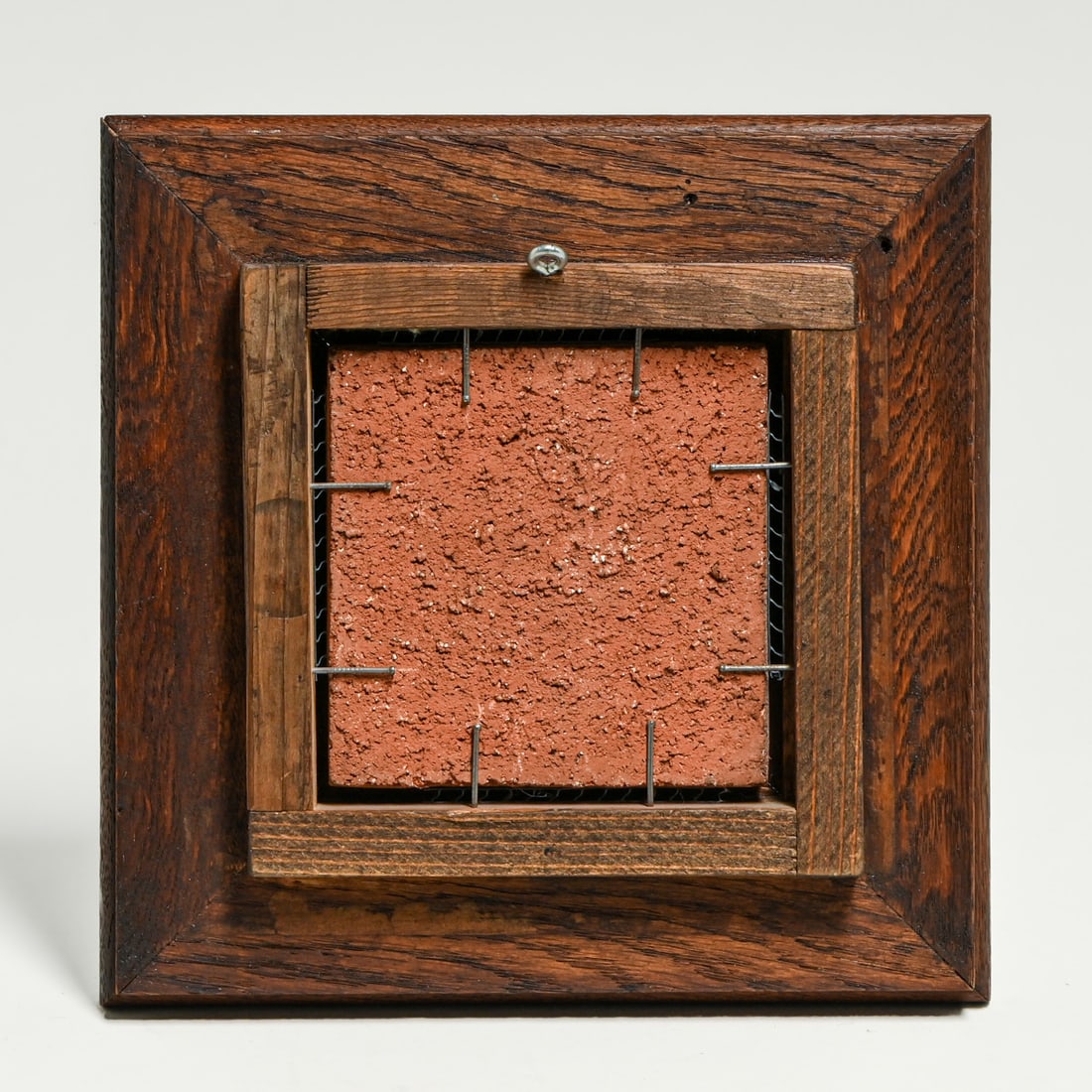 Grueby Faience Unglazed Elephant Tile c1905 - 3