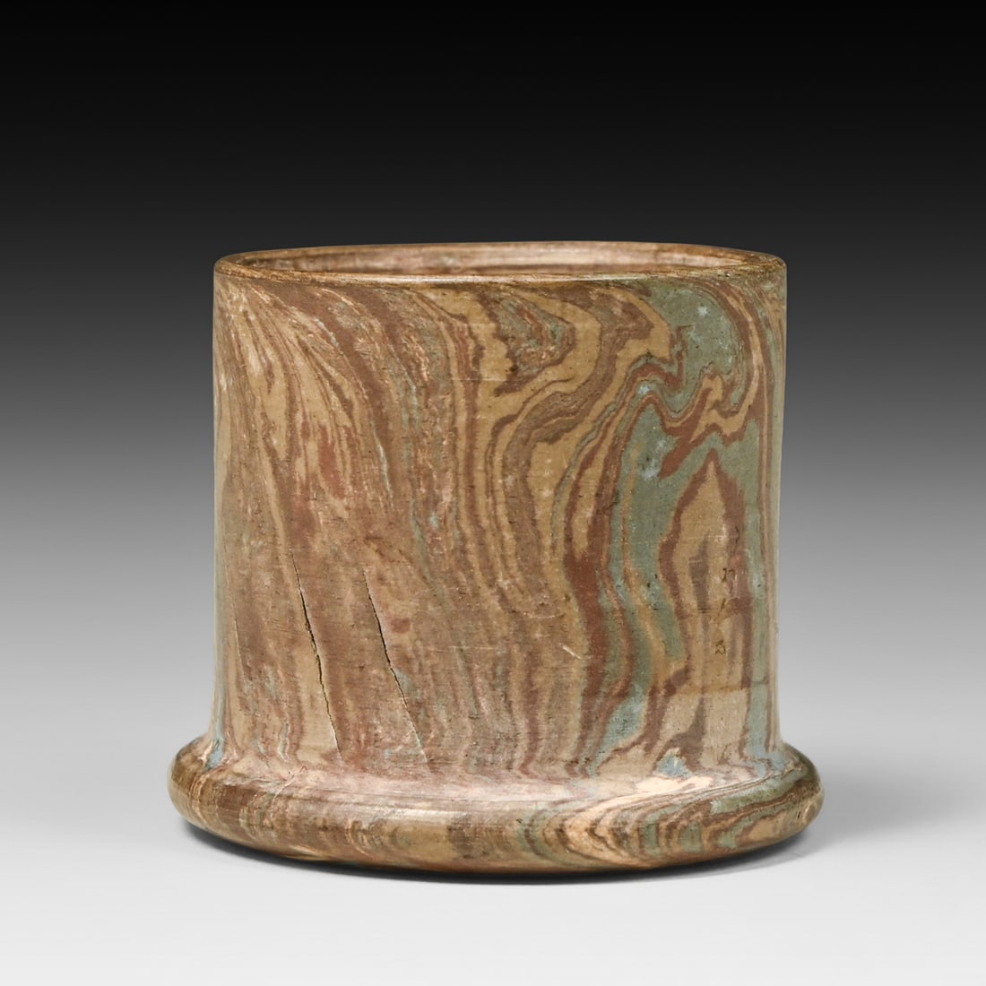 Niloak Pottery – Benton, Arkansas Mission Swirl Cabinet Vase c1920s: Niloak Pottery – Benton, Arkansas Mission Swirl Cabinet Vase c1920s. Signed. Perfect condition. 1.5"h x 1.75"d FREE NATIONWIDE SHIPPING Free Nationwide Shipping within the lower 48 states for all pu