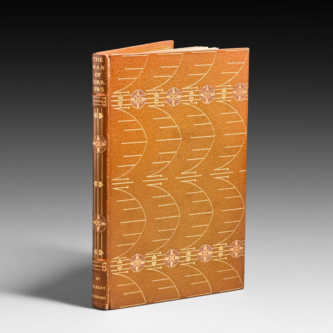 Roycroft Book: The Man of Sorrows, Full Levant Binding by Louis Kinder 1905 (1 of 13)