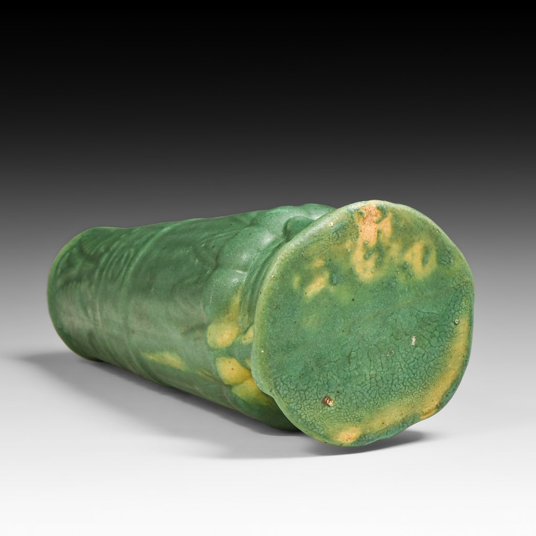Brush McCoy Matte Green Vase c1910s - 4