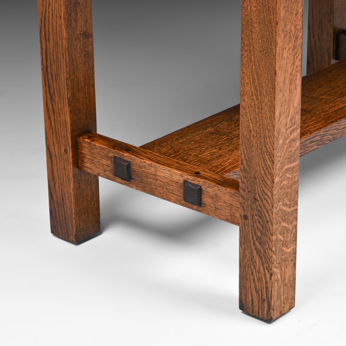 Limbert Oak One-Drawer Library Table c1910 - 4