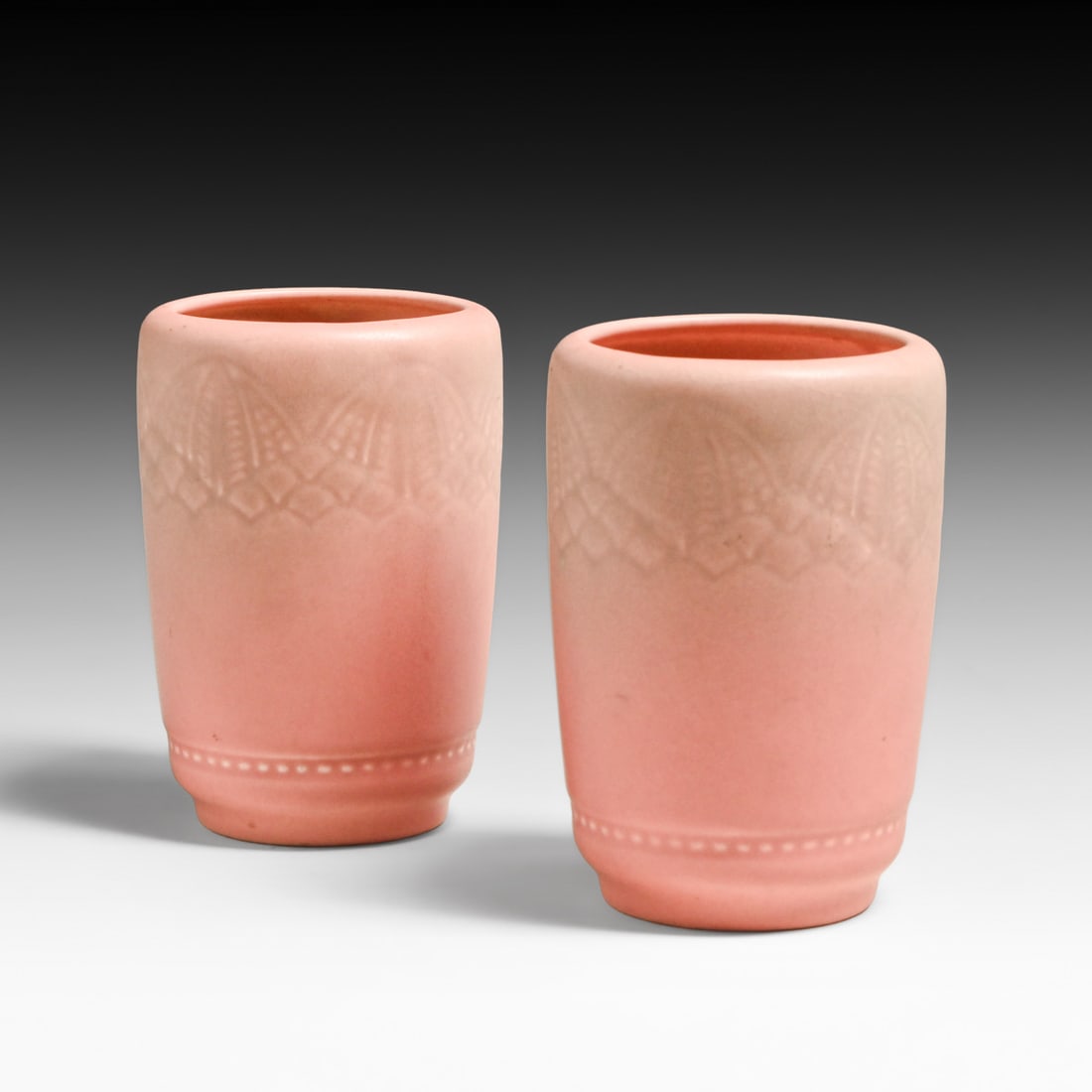 Rookwood Pottery #6703 Matte Pink Vase 1941: Rookwood Pottery #6703 Matte Pink Vase 1941. Signed. Perfect condition. 4.75"h x 3.25"d FREE NATIONWIDE SHIPPING Free Nationwide Shipping within the lower 48 states for all purchases at our Two-Day Au