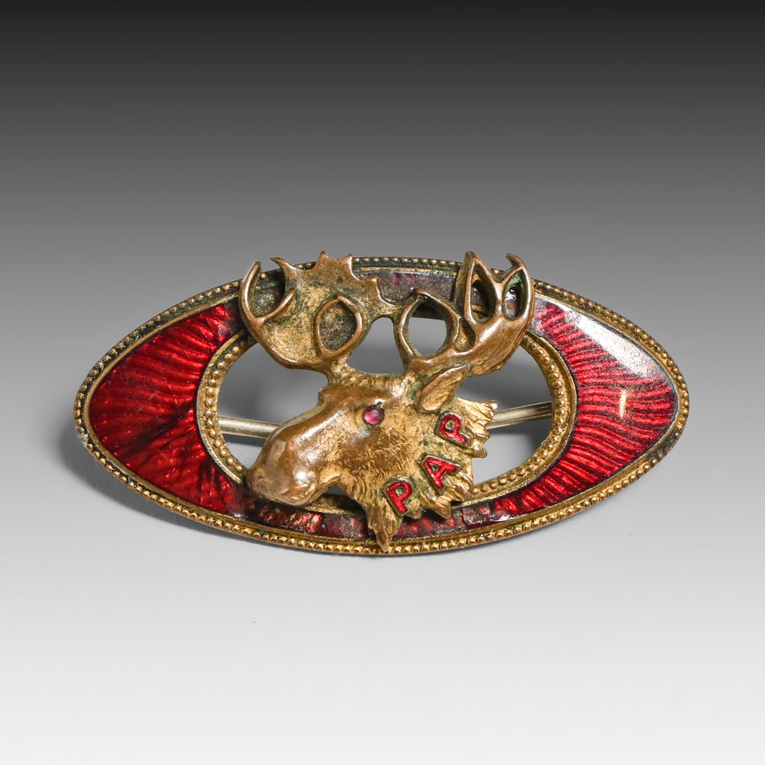 Antique 1910s Loyal Order of Moose PAP Enamel Brooch Pin c1909: Antique 1910s Loyal Order of Moose PAP Enamel Brooch Pin c1909. Marked "Lehman." Excellent condition. 1"h x 2"w FREE NATIONWIDE SHIPPING Free Nationwide Shipping within the lower 48 states for all