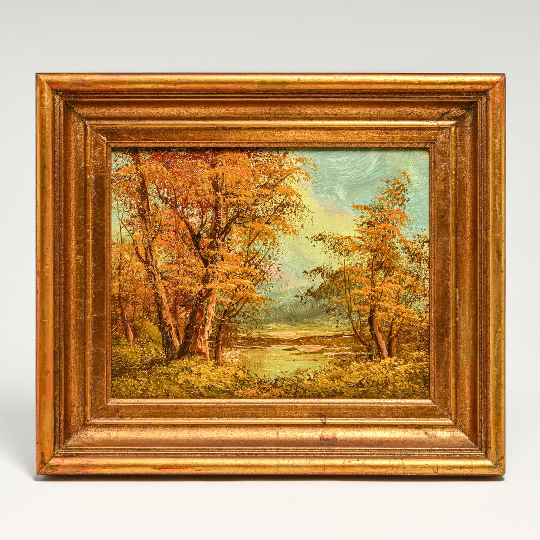 C Inness Minnesota Autumn Landscape c1950s: C Inness Minnesota Autumn Landscape c1950s. Signed. Excellent condition. 8"h x 10"w. Frame 12"h x 14"w FREE NATIONWIDE SHIPPING Free Nationwide Shipping within the lower 48 states for all purchases