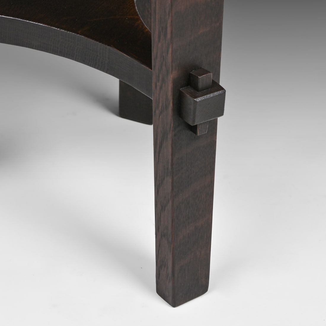 Stickley Brothers Oak Three-Leg Taboret c1910 - 3