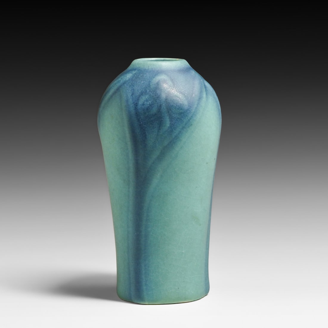 Van Briggle Matte Turquoise Vase c1920s (1 of 5)