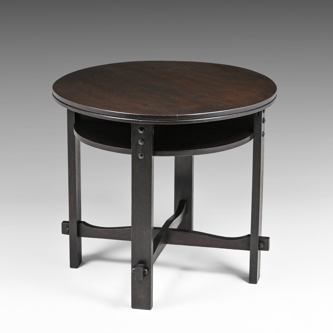 Michigan Chair Co Oak Game Table c1910: Michigan Chair Co Oak Game Table c1910. Unsigned. Top perfectly refinished to match original finish base. 32"d x 29"h FREE NATIONWIDE SHIPPING Free Nationwide Shipping within the lower 48 states for