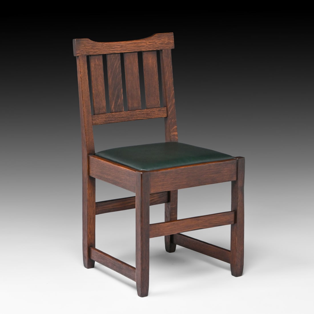 Early Gustav Stickley #1292 Side Chair c1901: Early Gustav Stickley #1292 Side Chair c1901. Unsigned. Very nicely refinished. Rock solid sturdy. 33”h x 17.5”w x 17.25”d FREE NATIONWIDE SHIPPING Free Nationwide Shipping within