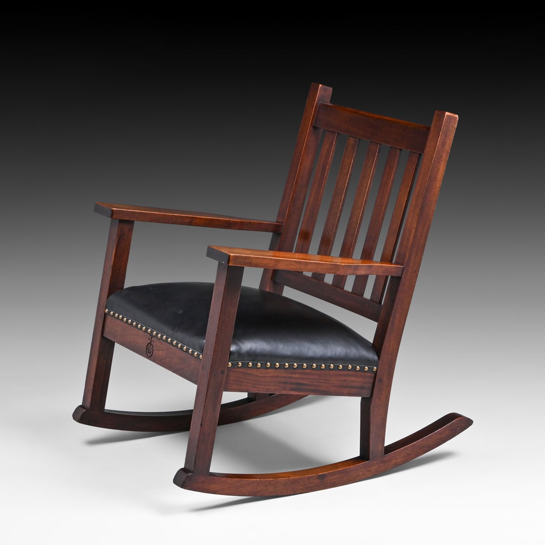 Roycroft #0107 Mahogany Rocker c1910 - 2