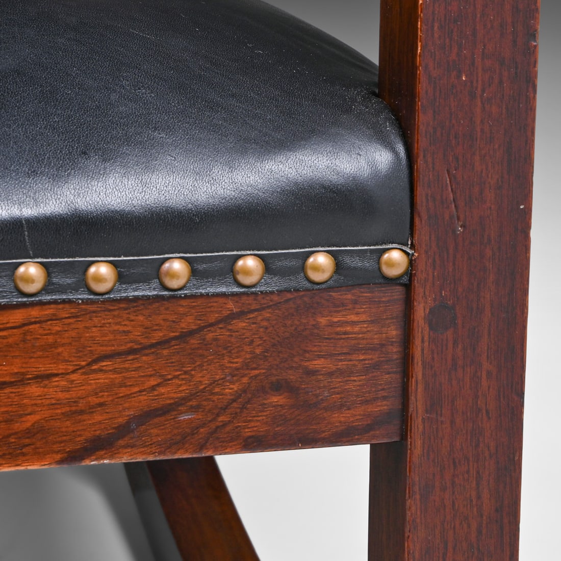 Roycroft #0107 Mahogany Rocker c1910 - 4