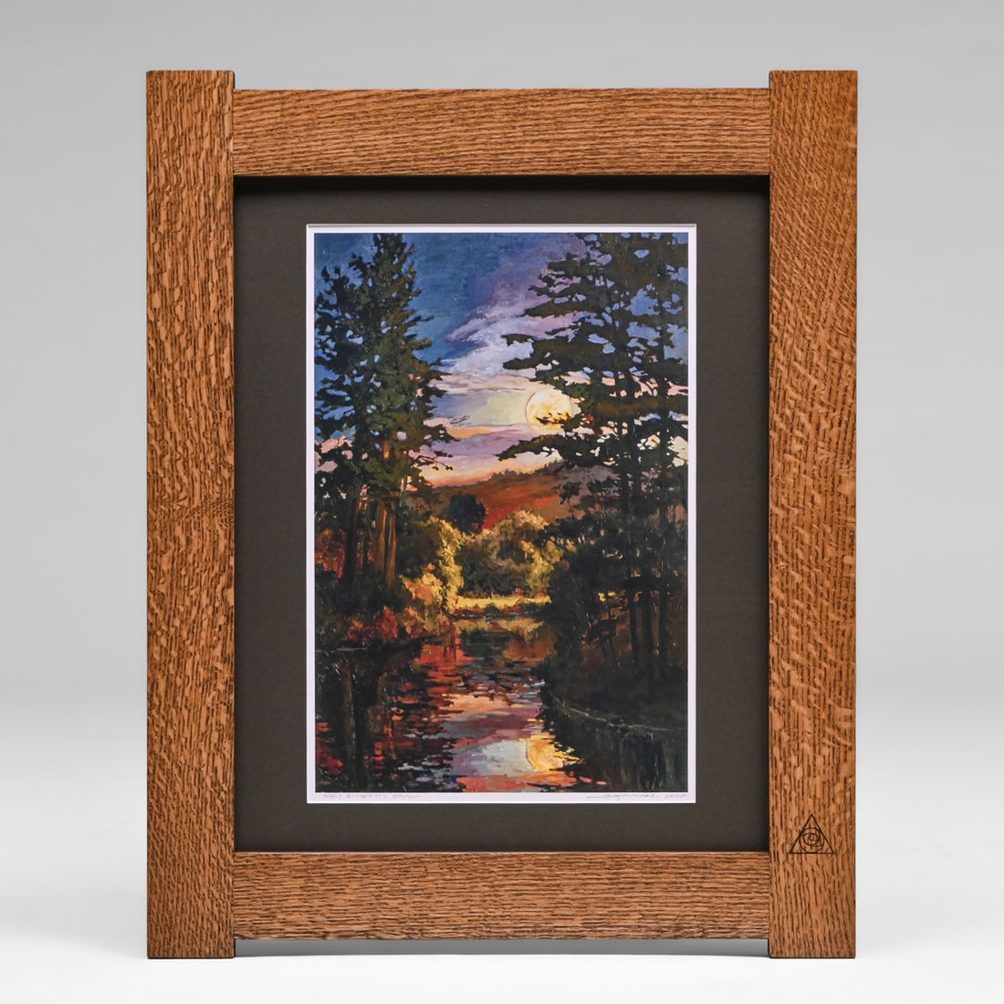 Jan Schmuckal (Contemporary Craftsman School) – Then Sings My Soul, Arts & Clay Company Frame, (1 of 6)