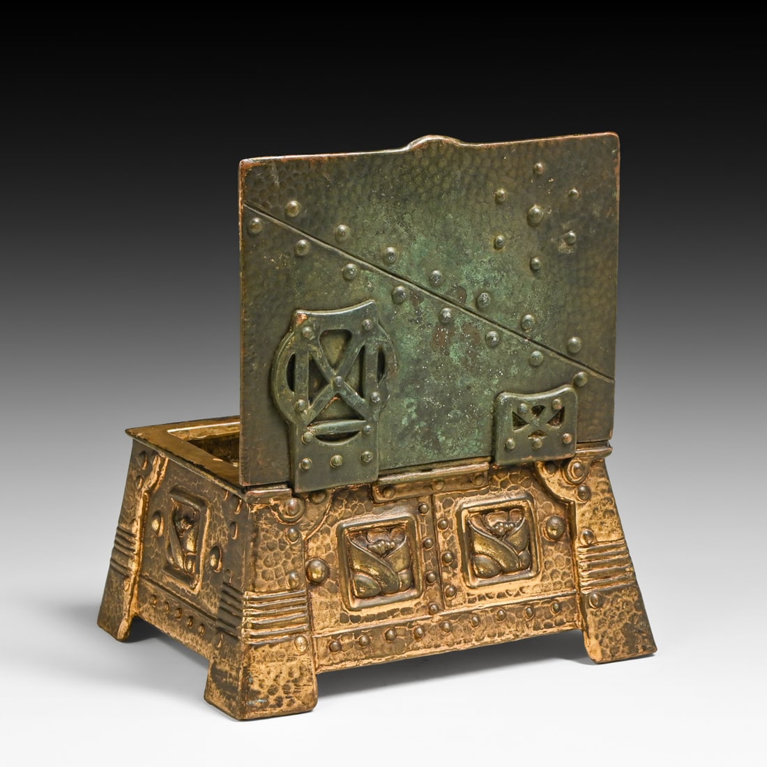 Arts & Crafts Period Strap-Hinge Box c1910 - 3