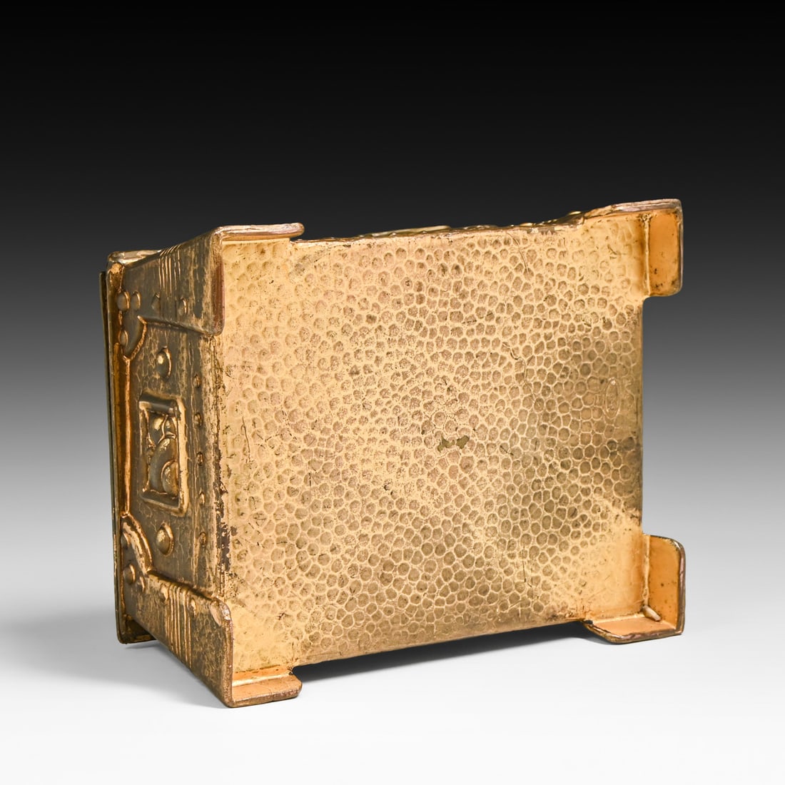 Arts & Crafts Period Strap-Hinge Box c1910 - 5