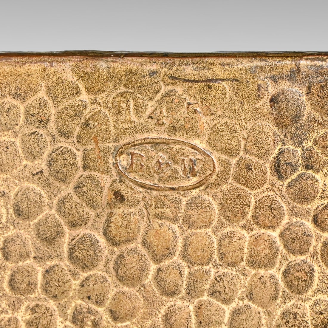 Arts & Crafts Period Strap-Hinge Box c1910 - 6