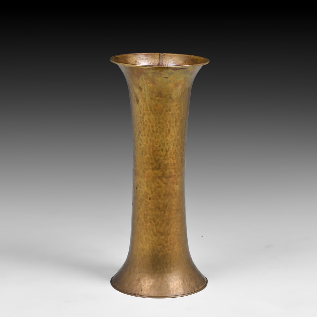 Early Dirk van Erp Vallejo Period 19" Flared Vase c1902-1908: Early Dirk van Erp Vallejo Period 19" Flared Vase c1902-1908. Unsigned. Polished years ago. 19.75"h x 8.5"d FREE NATIONWIDE SHIPPING Free Nationwide Shipping within the lower 48 states for all purchas