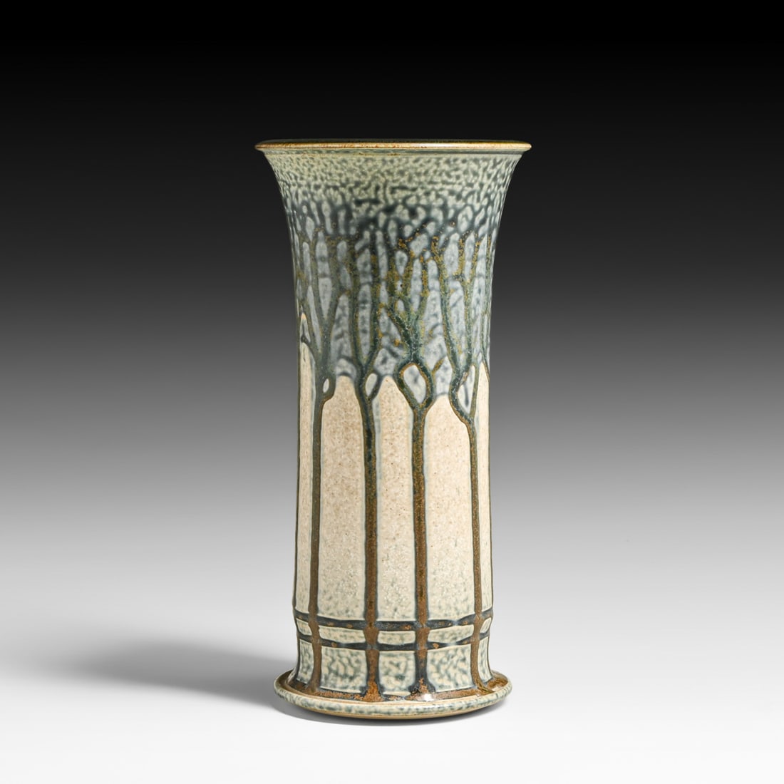 Contemporary Studio Arts & Crafts Stoneware Vase 2008: Contemporary Studio Arts & Crafts Stoneware Vase 2008. Signed indistinctly. Perfect condition. 9.25"h x 4.5"d FREE NATIONWIDE SHIPPING Free Nationwide Shipping within the lower 48 states for all purch