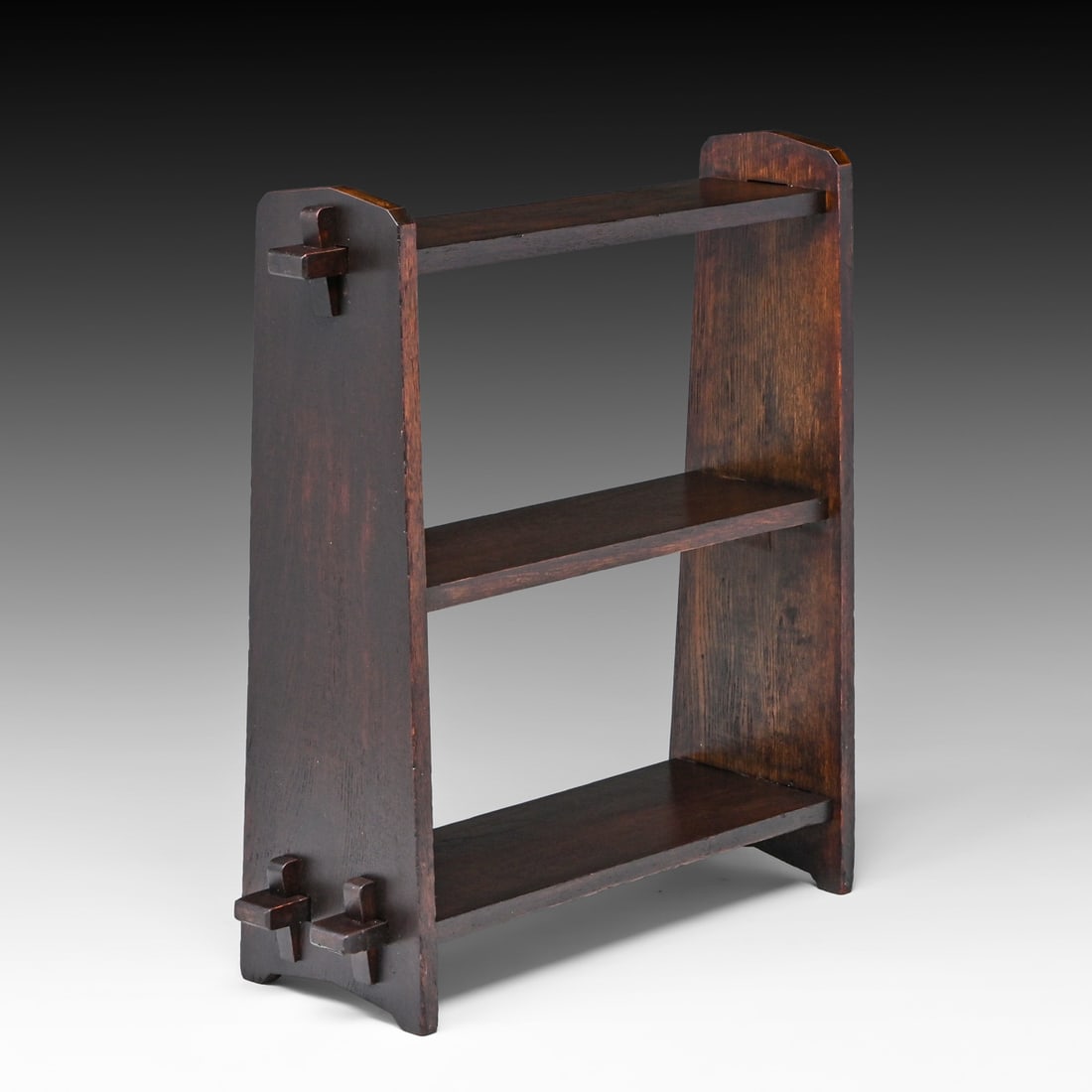 Arts & Crafts Period Oak Bookshelf c1910 (1 of 6)