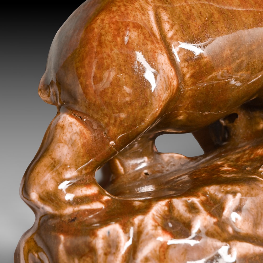 Gladding McBean California Bear Paperweight c1920s - 12