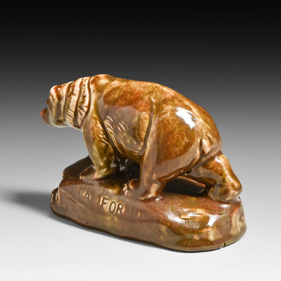 Gladding McBean California Bear Paperweight c1920s - 4