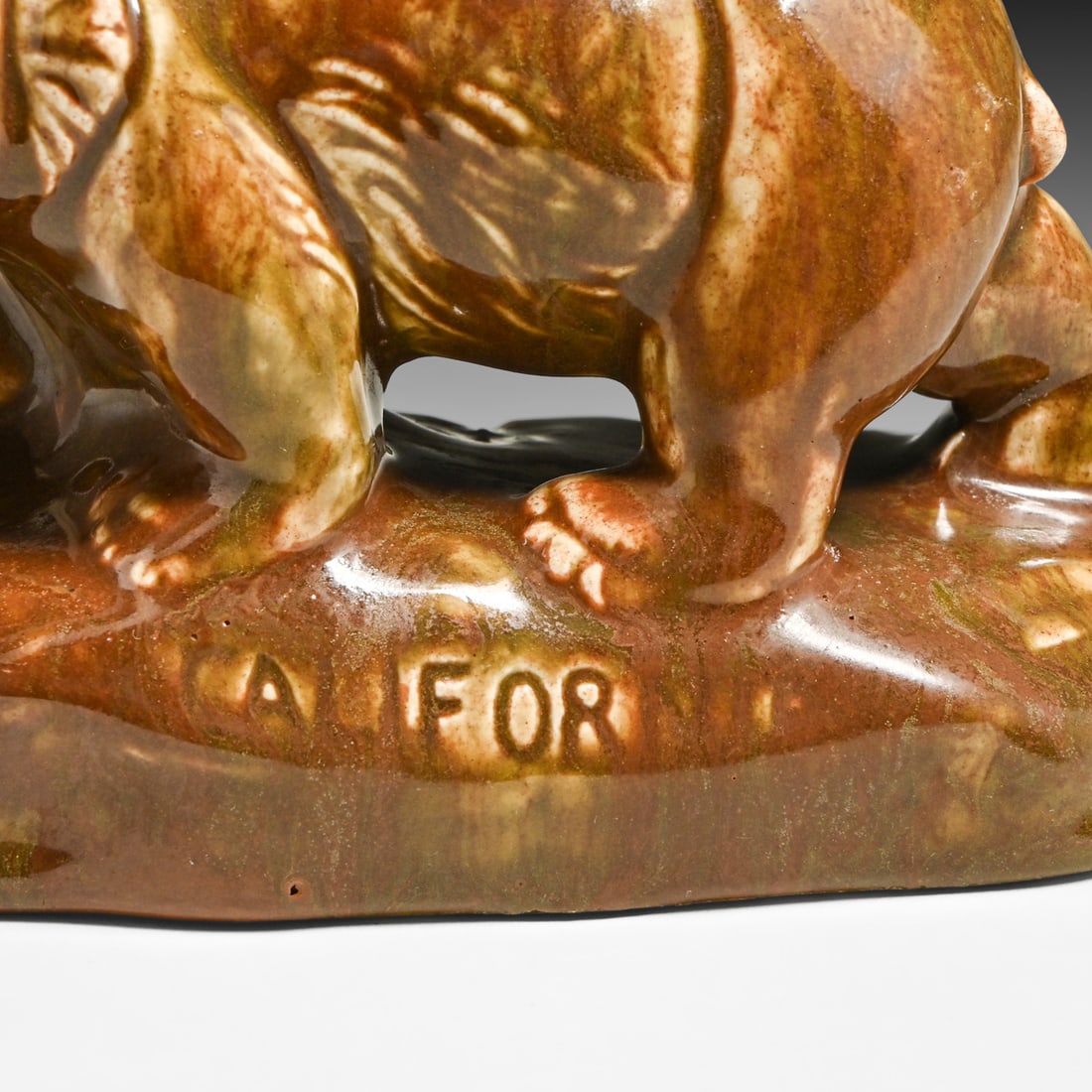 Gladding McBean California Bear Paperweight c1920s - 6