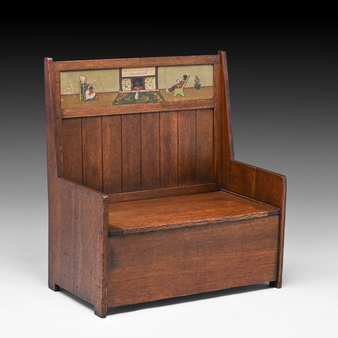 Rare Limbert Child's Hall Bench c1905 (1 of 5)