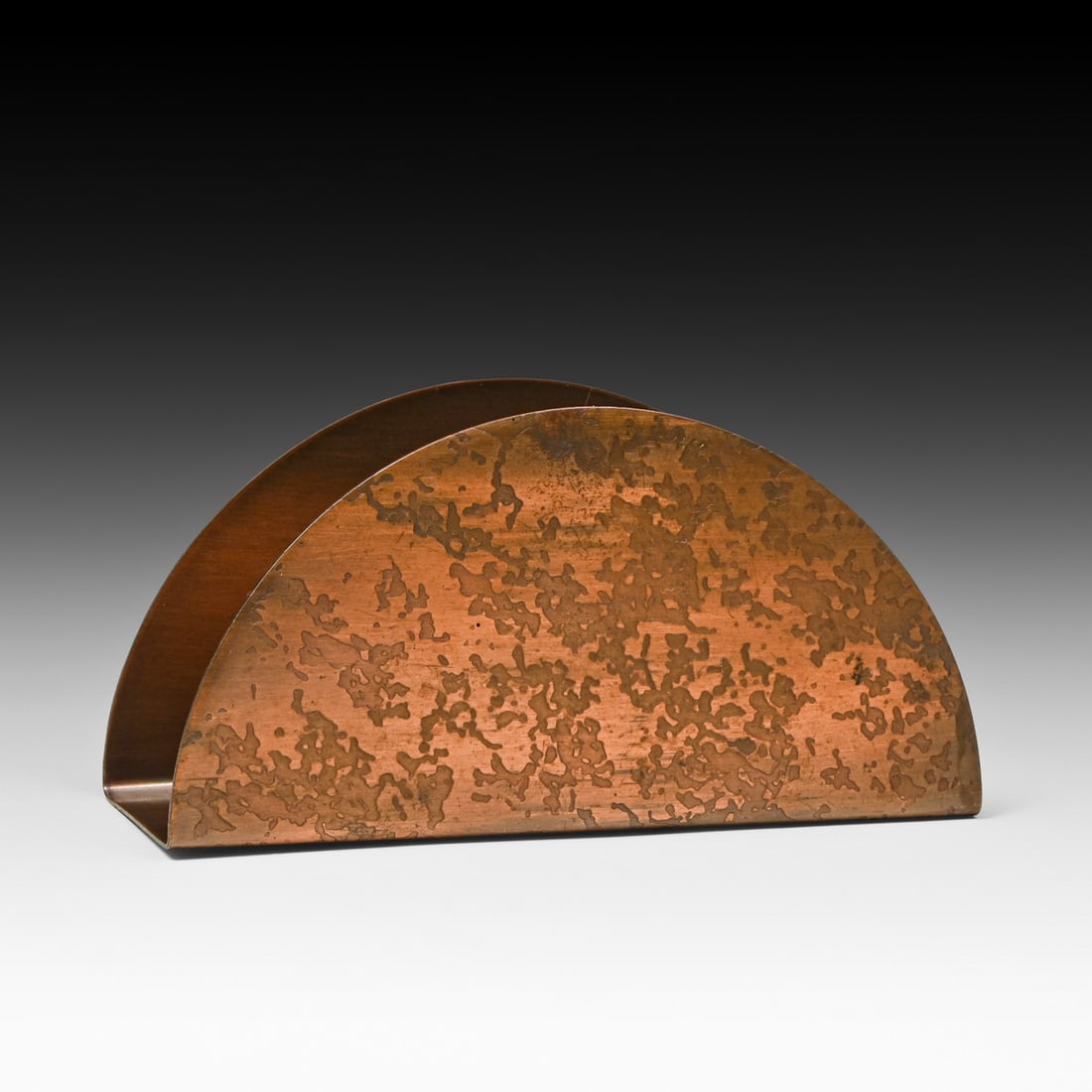 Roycroft Acid-Etched Copper Letter Rack c1920s: Roycroft Acid-Etched Copper Letter Rack c1920s. Signed. Original patina. 2.75"h x 5.5"w x 2"d FREE NATIONWIDE SHIPPING Free Nationwide Shipping within the lower 48 states for all purchases at our