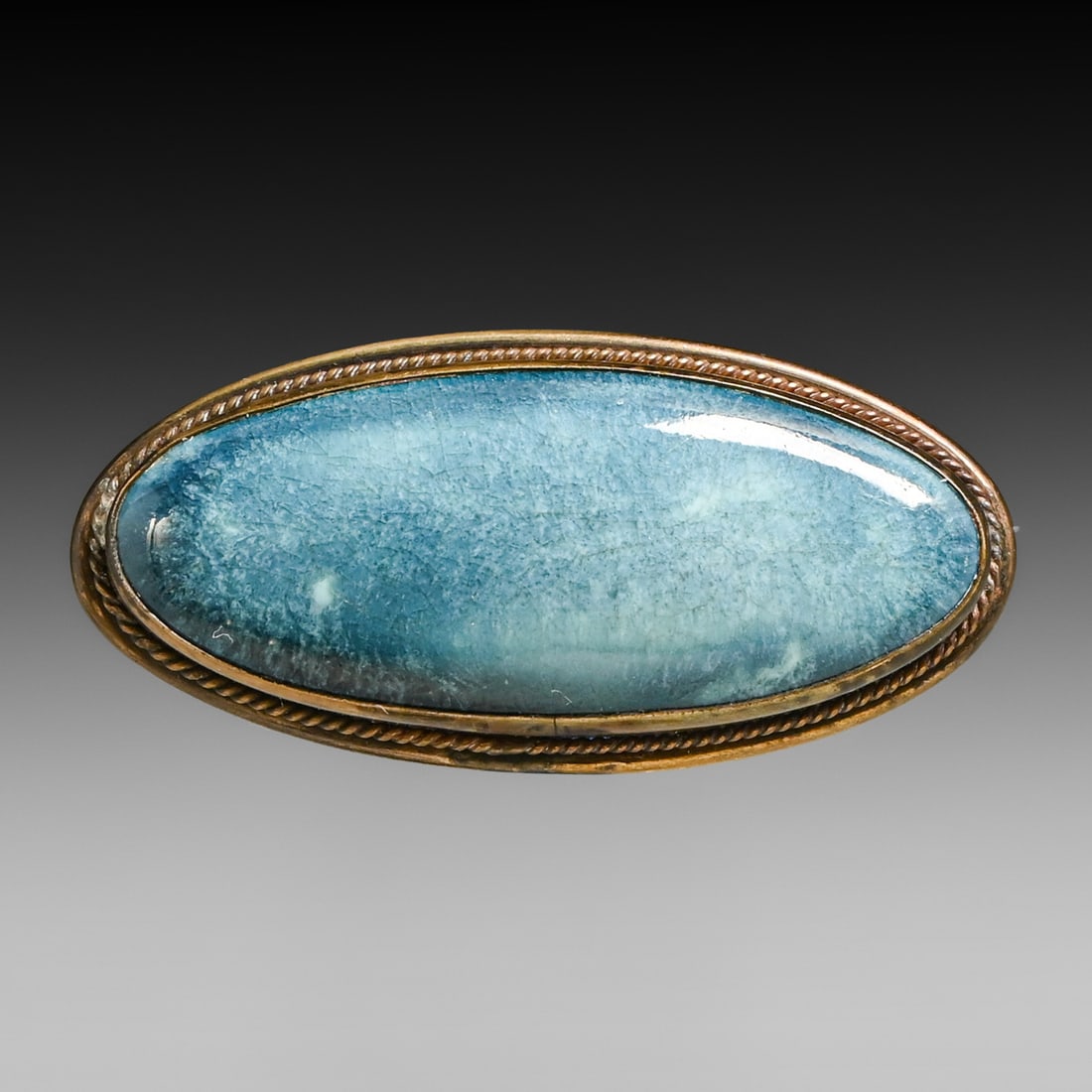 Kensington Art Ware Sterling Silver & Ceramic Brooch c1910: Kensington Art Ware Sterling Silver & Ceramic Brooch c1910. Signed. Excellent condition. 1.75"w x 0.75"h FREE NATIONWIDE SHIPPING Free Nationwide Shipping within the lower 48 states for all purchases