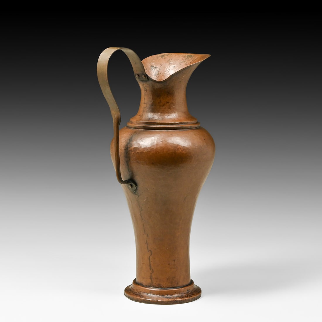 Stickley Brothers #90 Hammered Copper Pitcher c1910 - 3