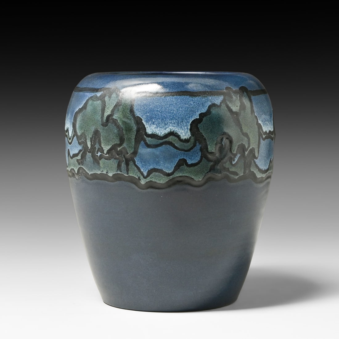 Saturday Evening Girls Pottery (SEG) Oak Trees Decorated Vase 1922 (1 of 4)